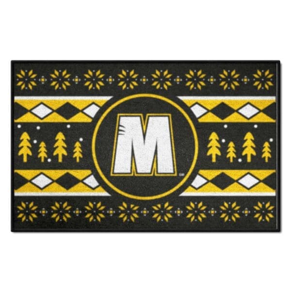 Wisconsin Milwaukee Panthers Holiday Sweater Starter Mat Accent Rug 19in. x 30in 1 scaled