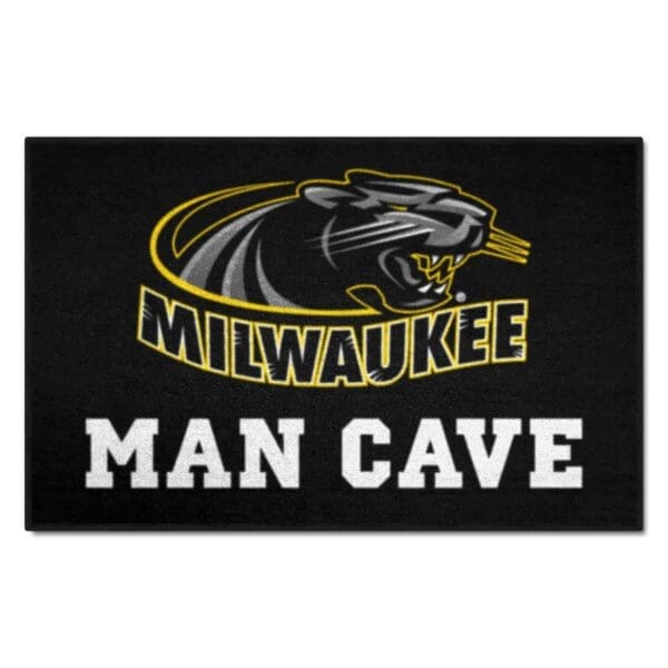 Wisconsin Milwaukee Panthers Man Cave Starter Mat Accent Rug 19in. x 30in 1 scaled