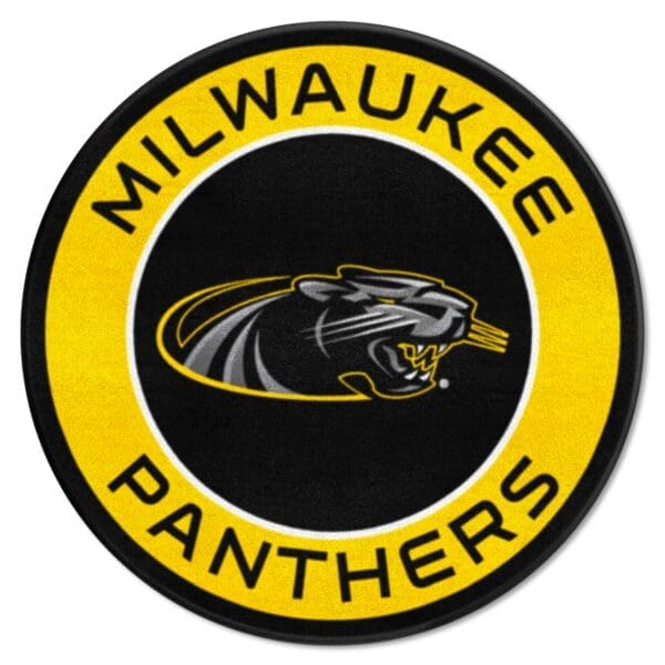 Wisconsin Milwaukee Panthers Roundel Rug 27in. Diameter 1 scaled