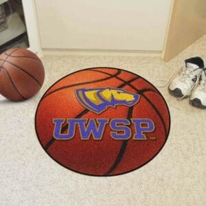 Wisconsin-Stevens Point Pointers Basketball Rug - 27in. Diameter