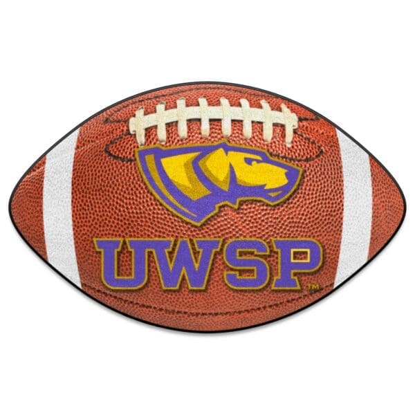 Wisconsin Stevens Point Pointers Football Rug 20.5in. x 32.5in 1 1 scaled