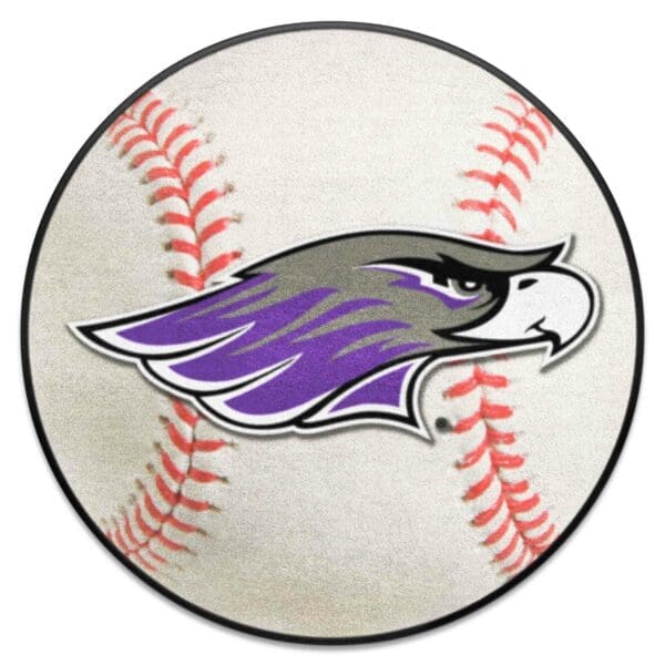 Wisconsin Whitewater Pointers Baseball Rug 27in. Diameter 1 1 scaled