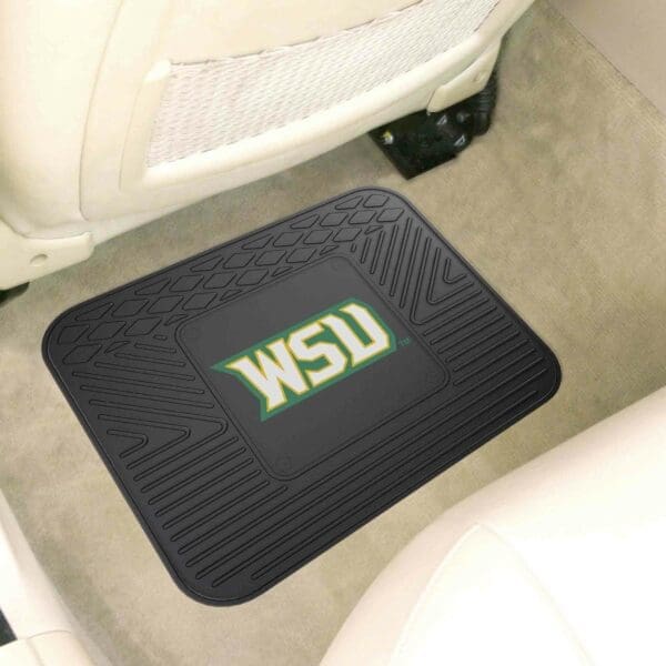 Wright State Raiders Back Seat Car Utility Mat - 14in. x 17in.