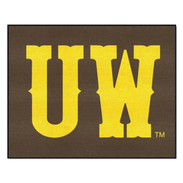 Wyoming Cowboys All Star Rug 34 in. x 42.5 in 1 2 scaled