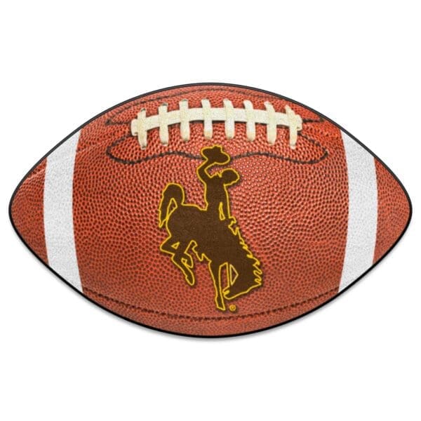Wyoming Cowboys Football Rug 20.5in. x 32.5in 1 scaled