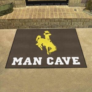 Wyoming Cowboys Man Cave All-Star Rug - 34 in. x 42.5 in.